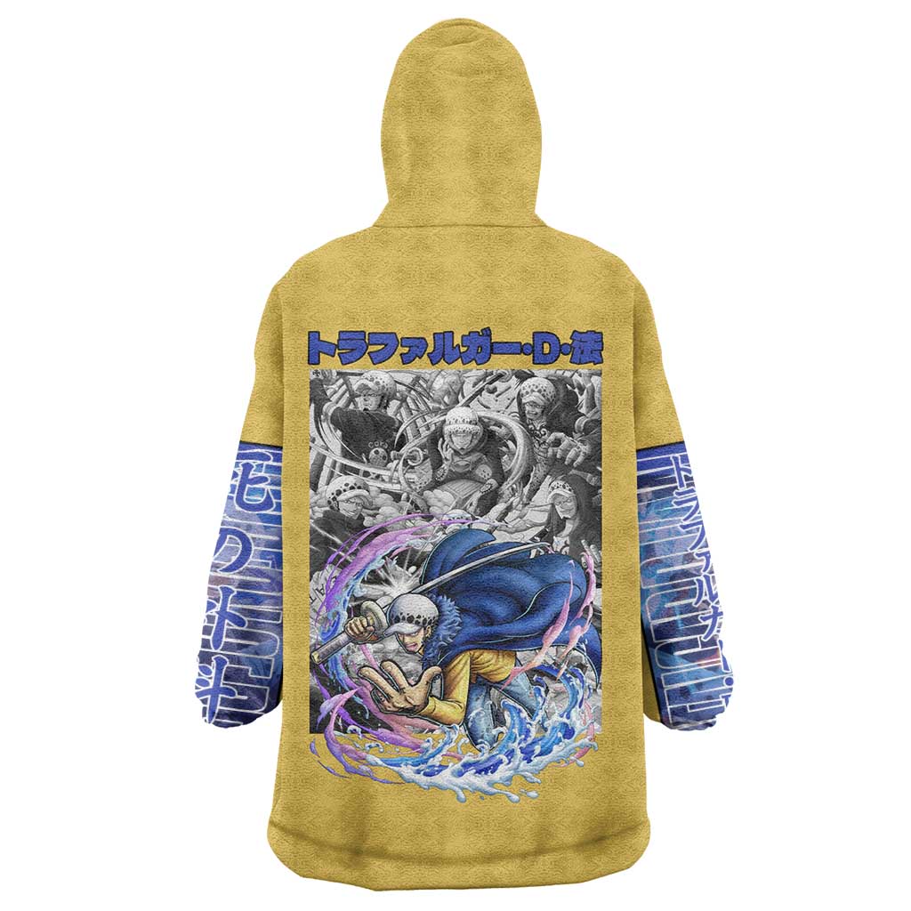 Trafalgar D. Law One Piece Wearable Blanket Hoodie Anime Style