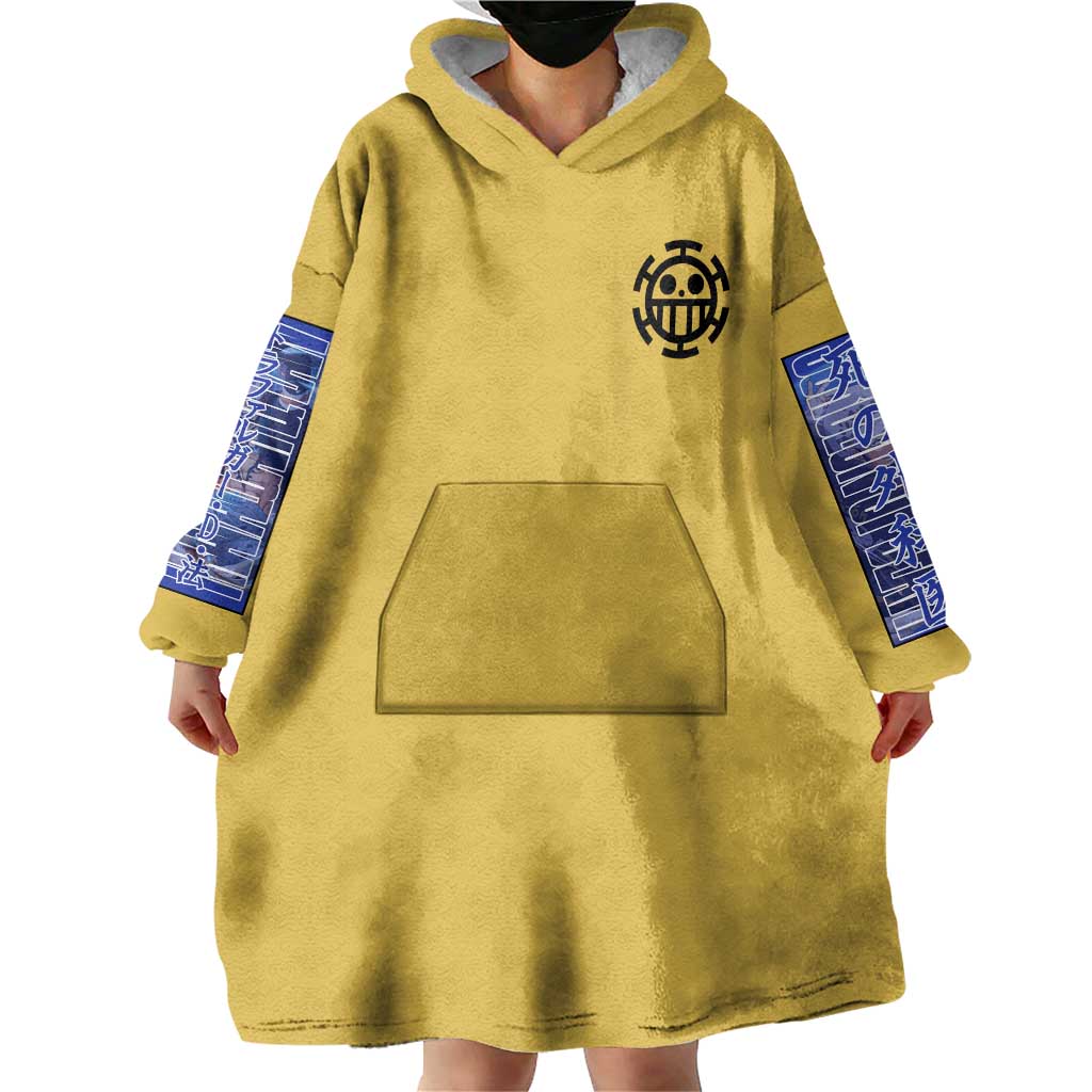 Trafalgar D. Law One Piece Wearable Blanket Hoodie Anime Style