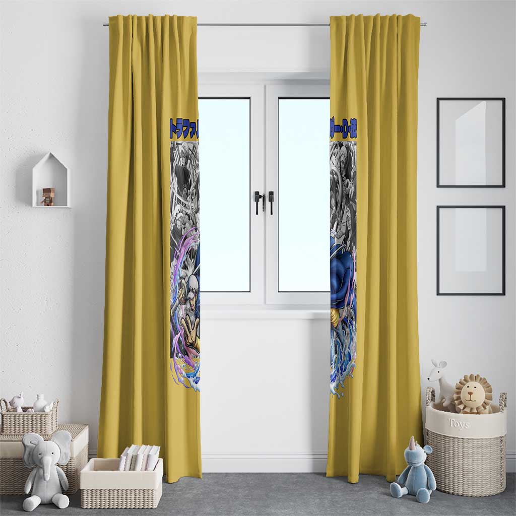 Trafalgar D. Law One Piece Window Curtain Anime Style