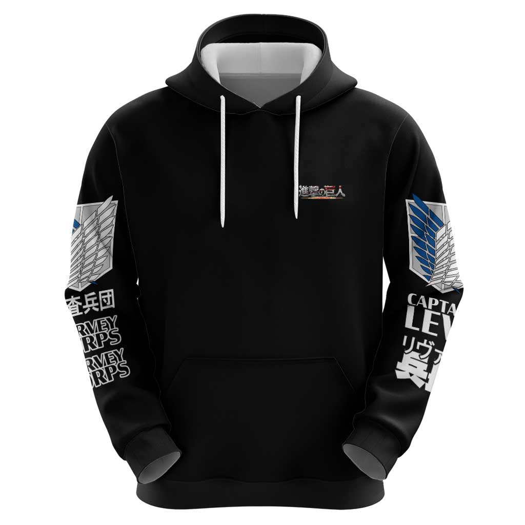 Levi Ackerman x Beast Titan Attack on Titan Hoodie Anime Style