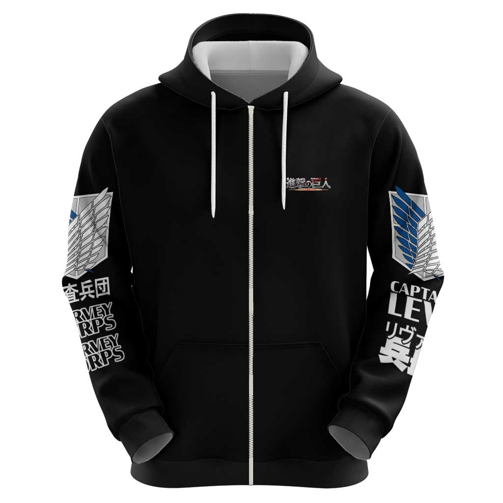 Levi Ackerman x Beast Titan Attack on Titan Hoodie Anime Style