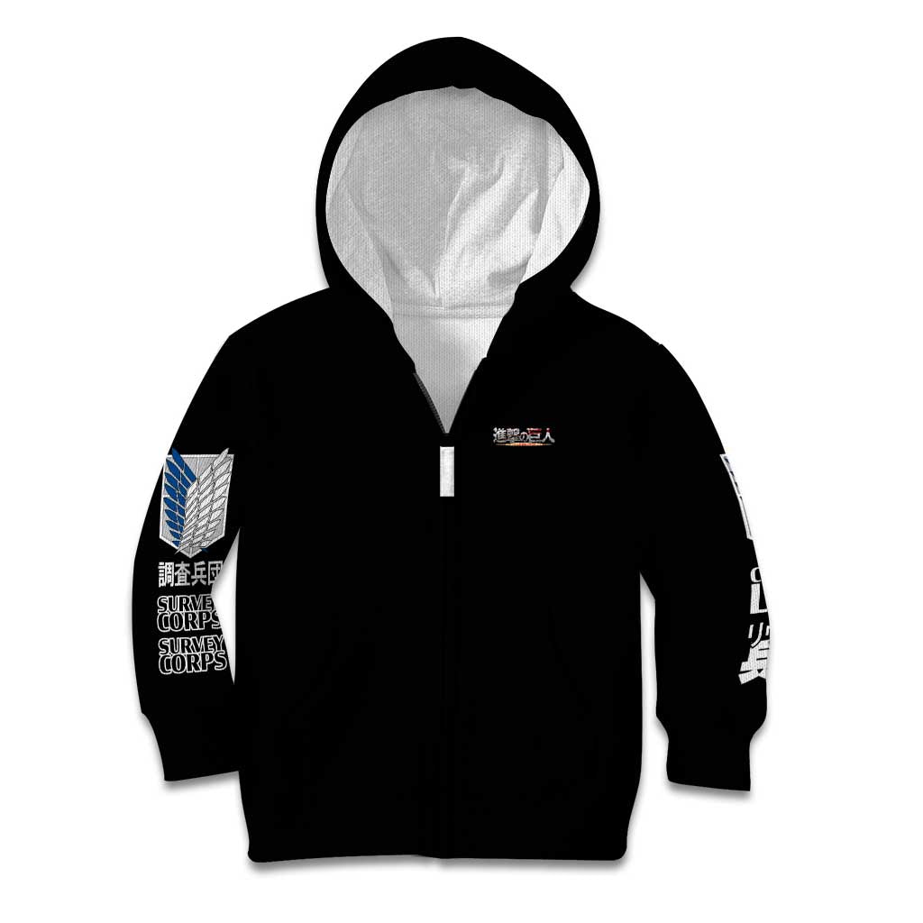 Levi Ackerman x Beast Titan Attack on Titan Kid Hoodie Anime Style