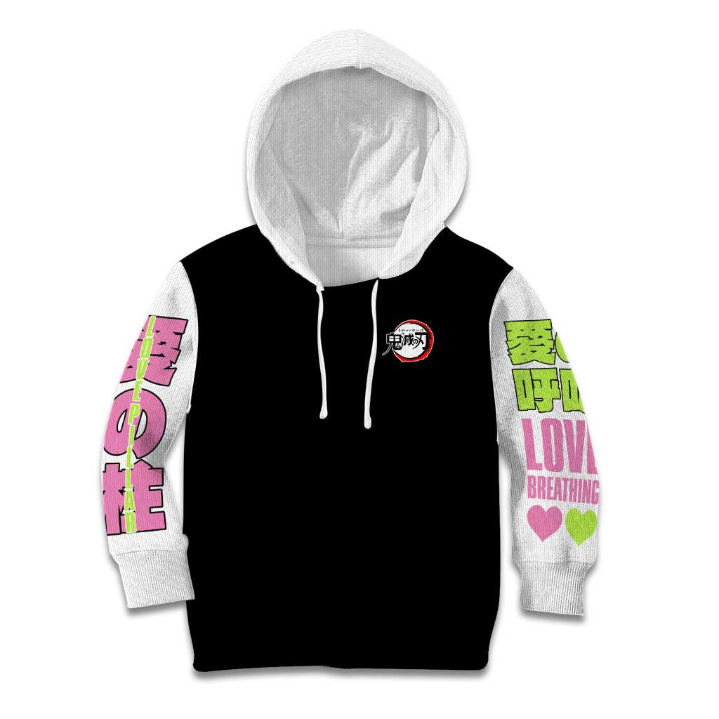 Mitsuri Kanroji V2 Demon Slayer Kid Hoodie Anime Style