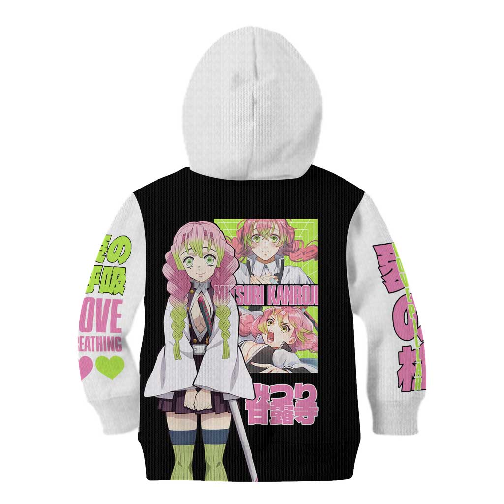 Mitsuri Kanroji V2 Demon Slayer Kid Hoodie Anime Style