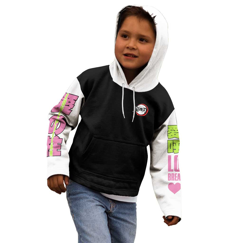 Mitsuri Kanroji V2 Demon Slayer Kid Hoodie Anime Style