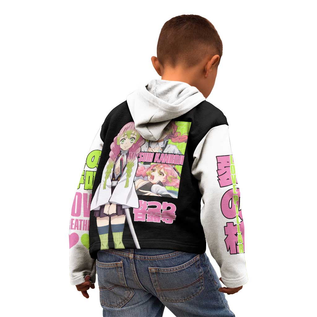 Mitsuri Kanroji V2 Demon Slayer Kid Hoodie Anime Style