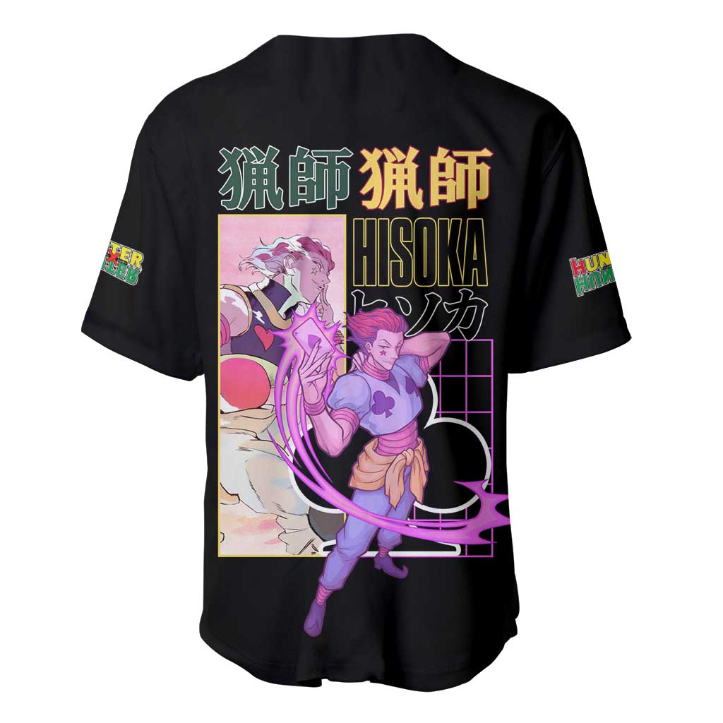 Hisoka Hunter x Hunter Baseball Jersey Anime Style
