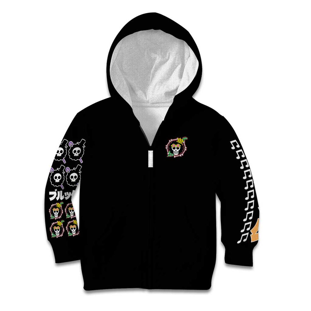 Brook - Straw Hat Team One Piece Kid Hoodie Anime Style