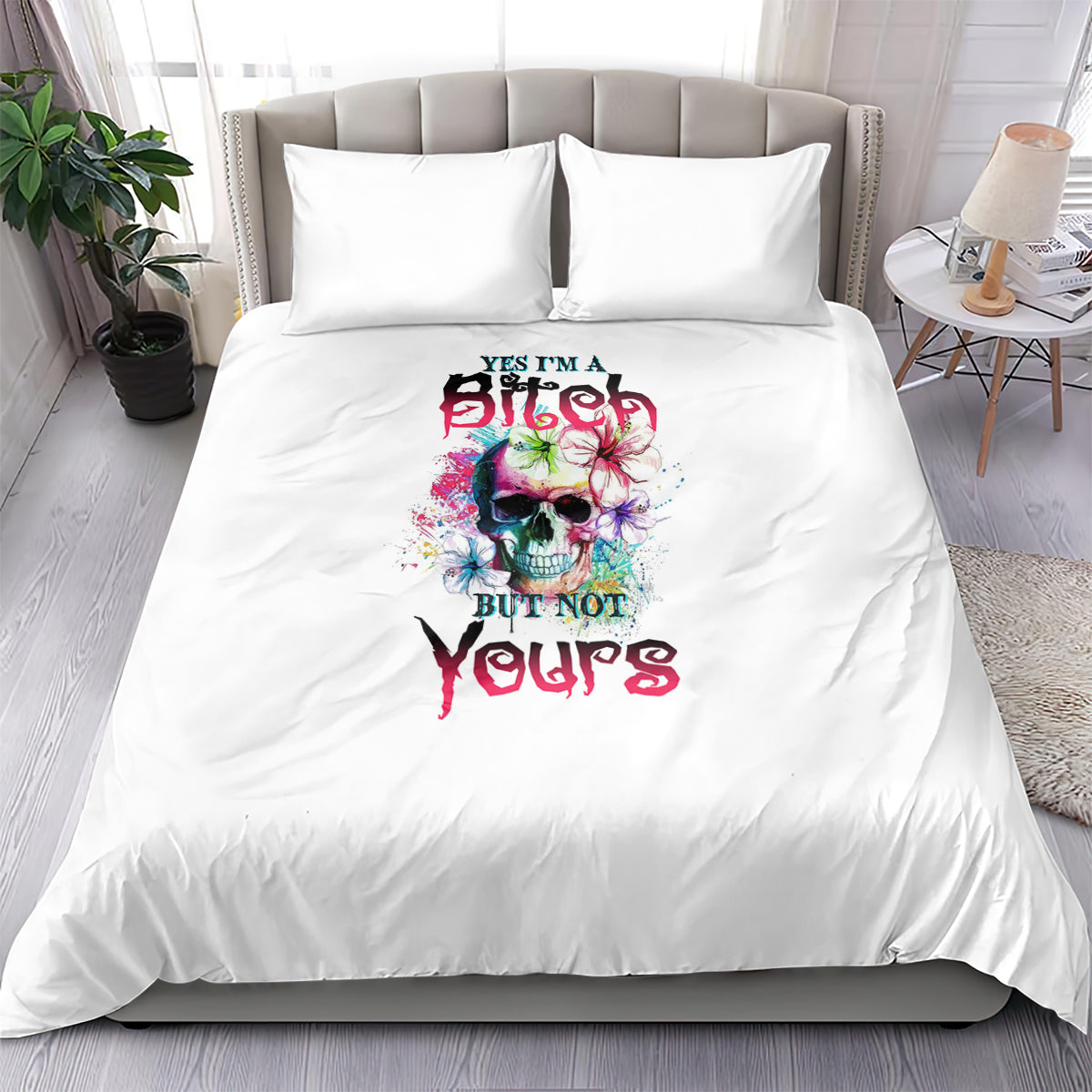 yes-im-a-b-but-not-yours-bedding-set