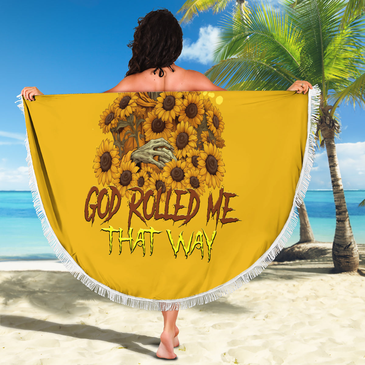 im-blunt-because-god-rolled-me-sunflower-reaper-beach-blanket