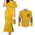 im-blunt-because-god-rolled-me-sunflower-reaper-couples-matching-mermaid-dress-and-long-sleeve-button-shirt