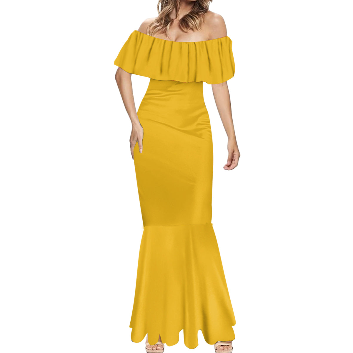 im-blunt-because-god-rolled-me-sunflower-reaper-mermaid-dress