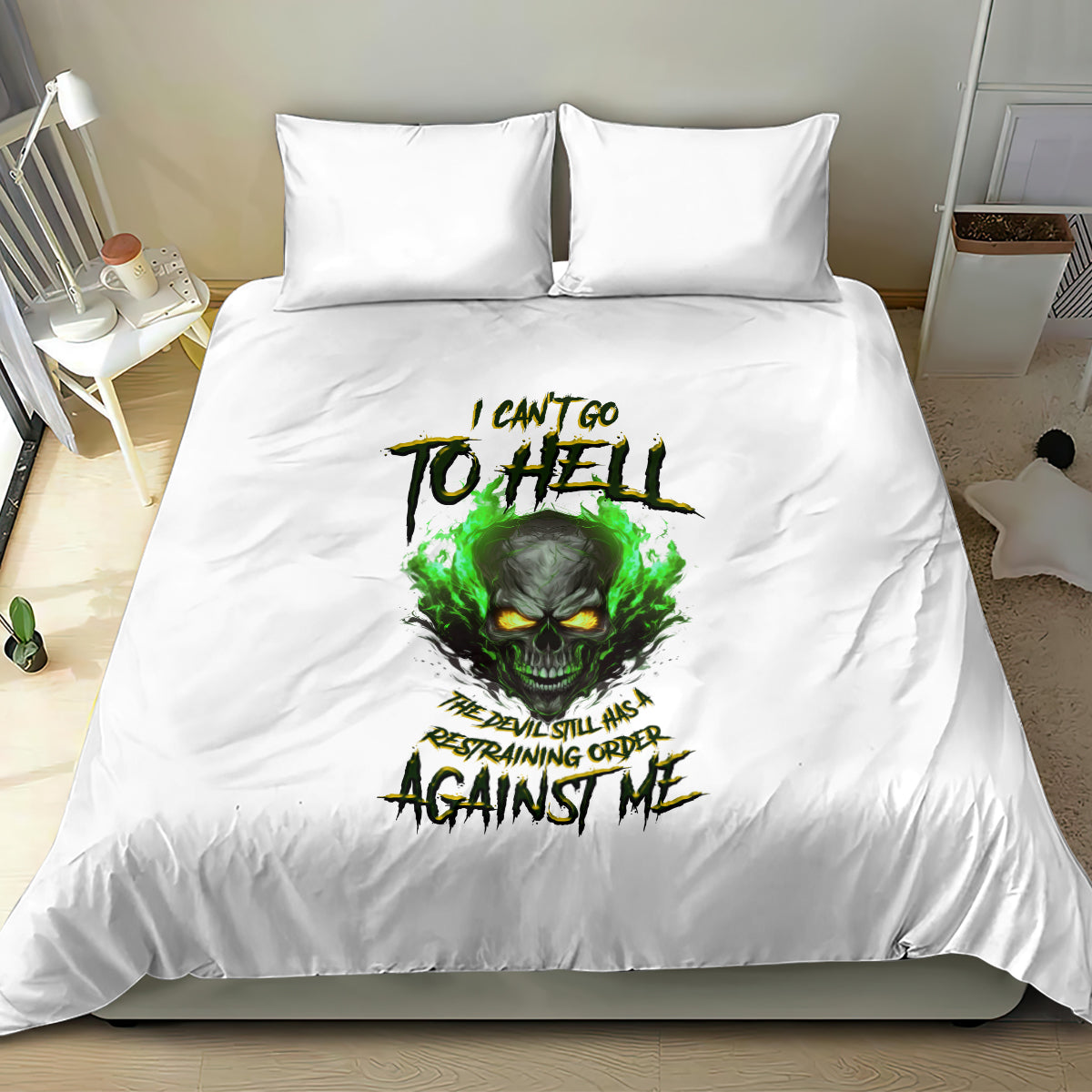 i-cant-go-to-hell-fire-eyes-skull-bedding-set