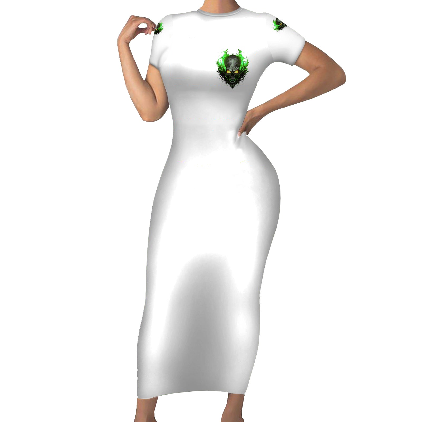 i-cant-go-to-hell-fire-eyes-skull-short-sleeve-bodycon-dress