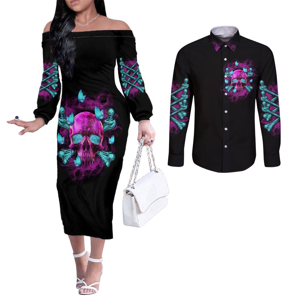in-my-defense-i-was-left-unsupervised-couples-matching-off-the-shoulder-long-sleeve-dress-and-long-sleeve-button-shirt
