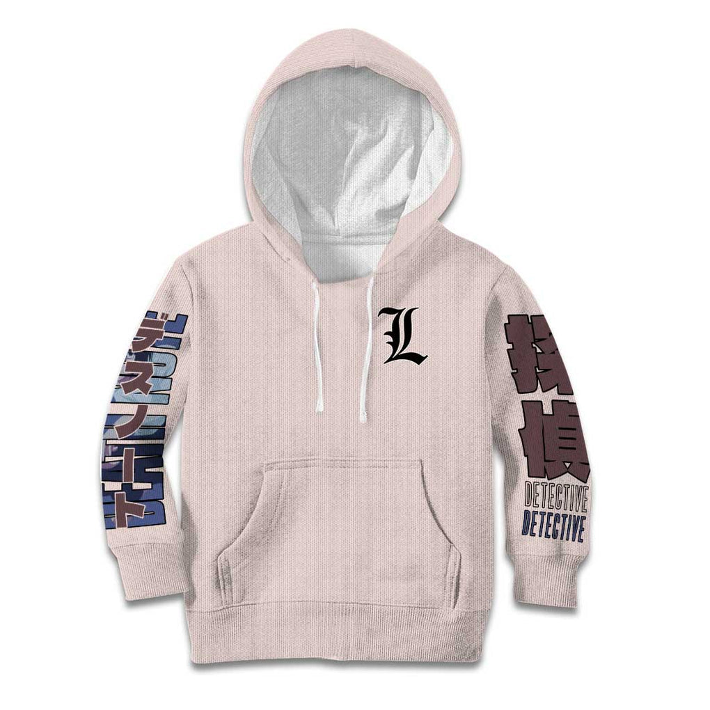 L Death Note Kid Hoodie Anime Style