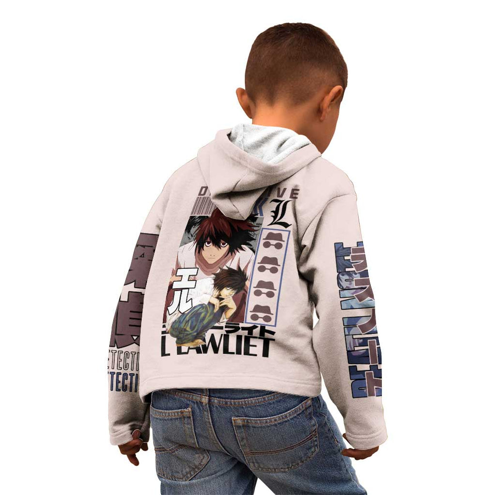 L Death Note Kid Hoodie Anime Style