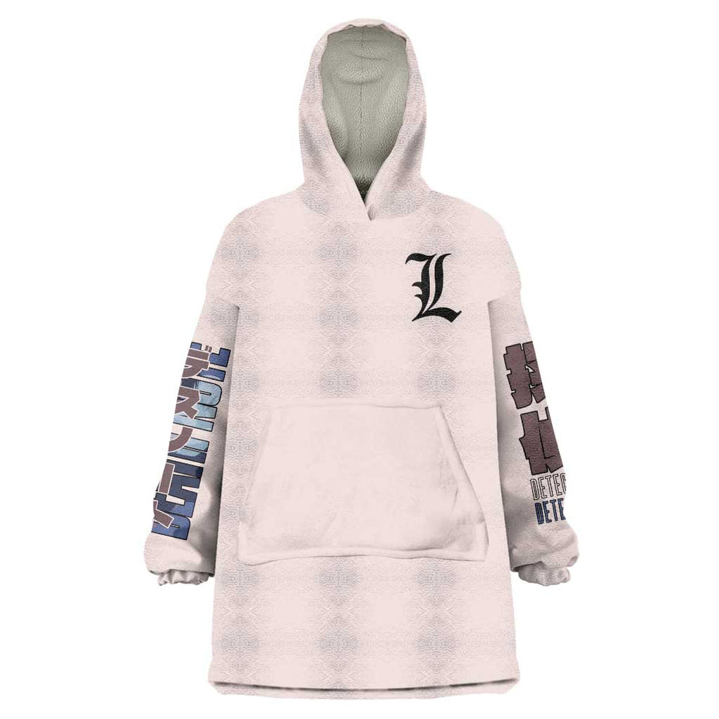 L Death Note Wearable Blanket Hoodie Anime Style