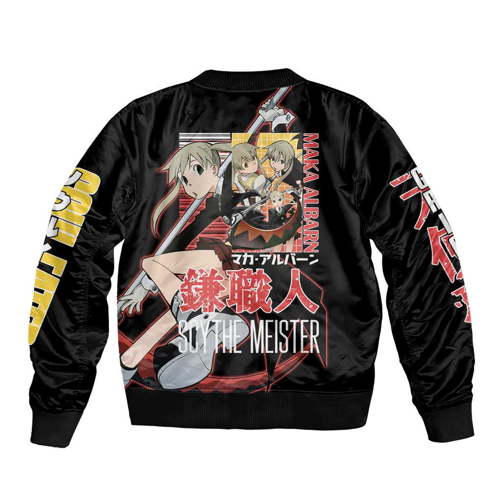 Maka Albarn Soul Eater Bomber Jacket Anime Style
