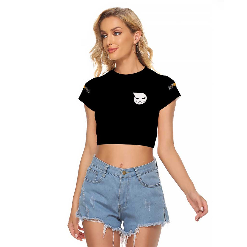 Maka Albarn Soul Eater Raglan Cropped T Shirt Anime Style