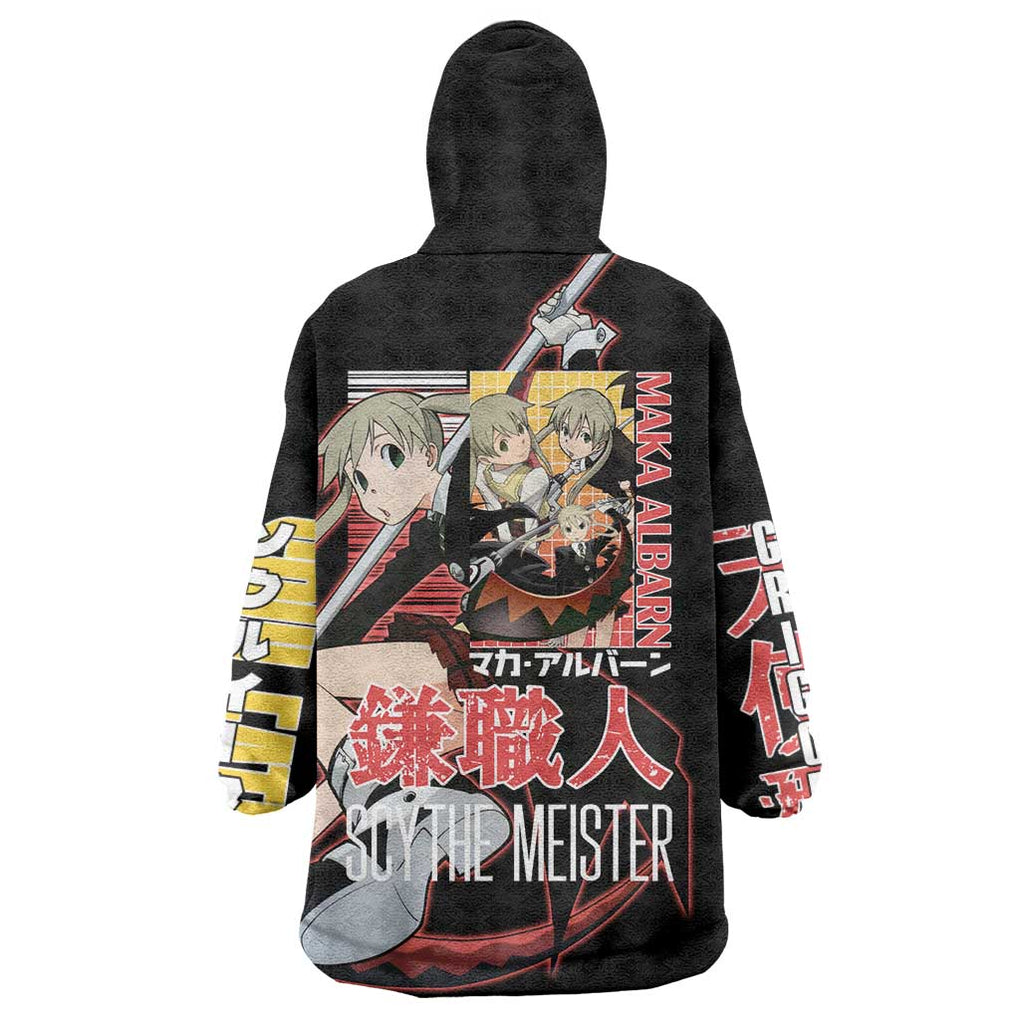 Maka Albarn Soul Eater Wearable Blanket Hoodie Anime Style