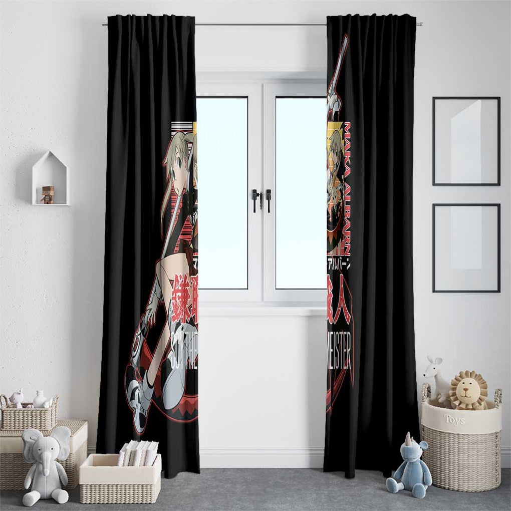 Maka Albarn Soul Eater Window Curtain Anime Style
