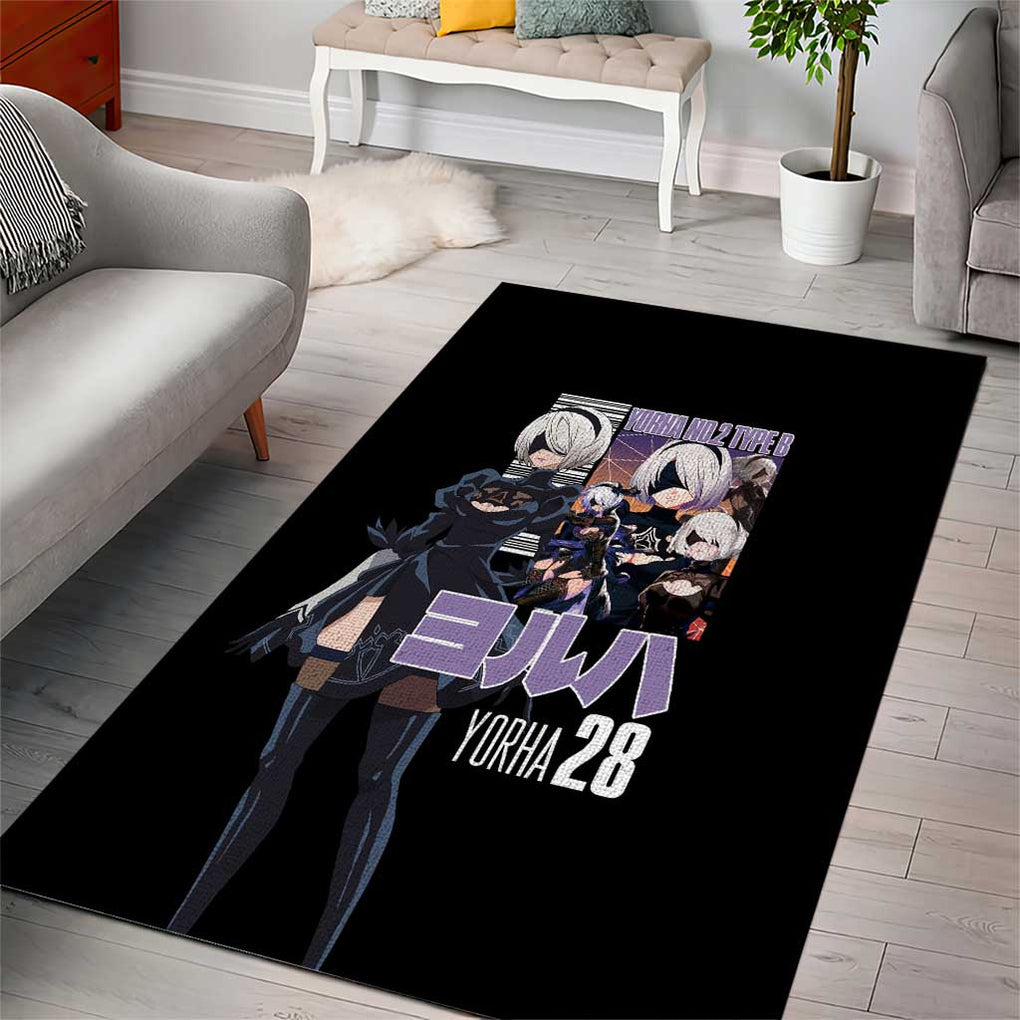 2B Nier Automata Area Rug Anime Style