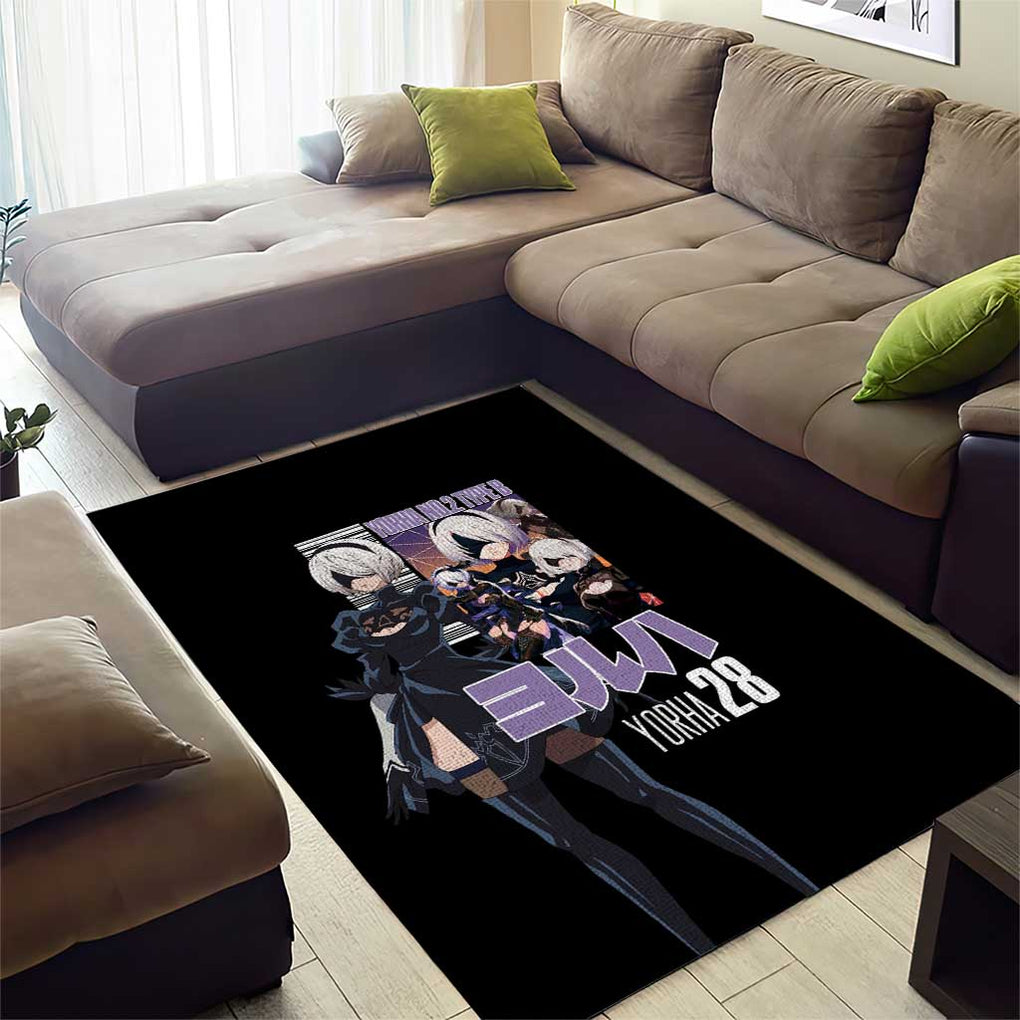 2B Nier Automata Area Rug Anime Style