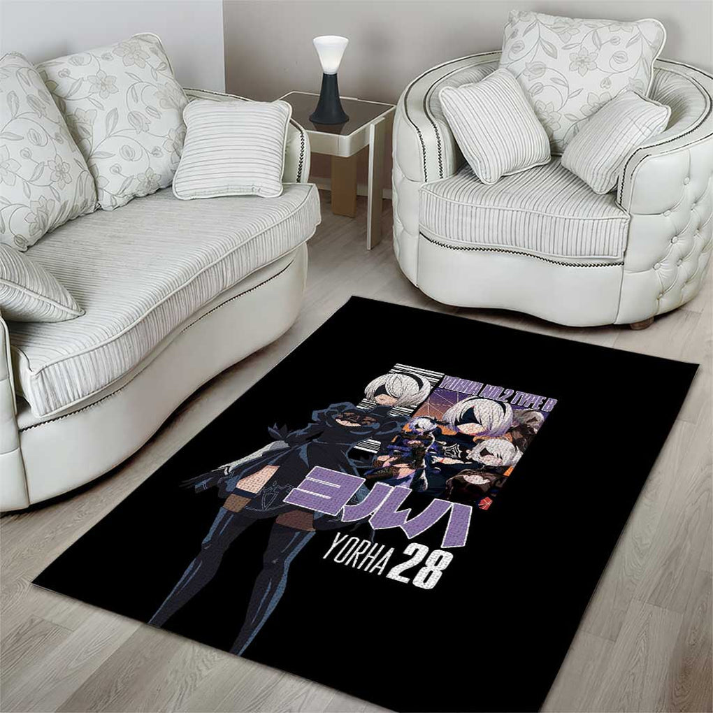 2B Nier Automata Area Rug Anime Style