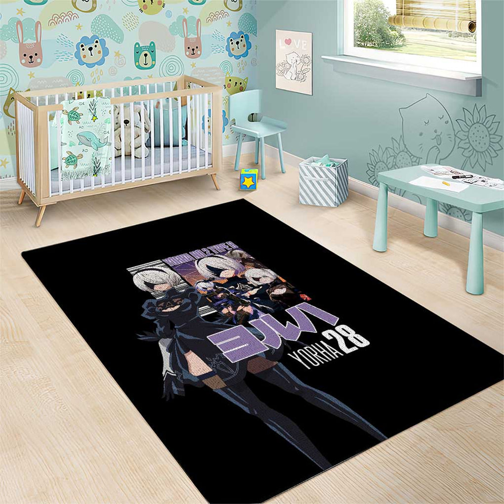 2B Nier Automata Area Rug Anime Style