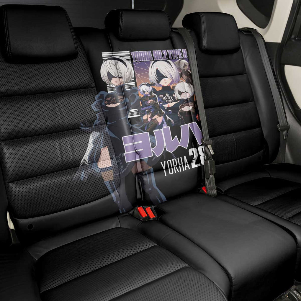 2B Nier Automata Back Car Seat Cover Anime Style