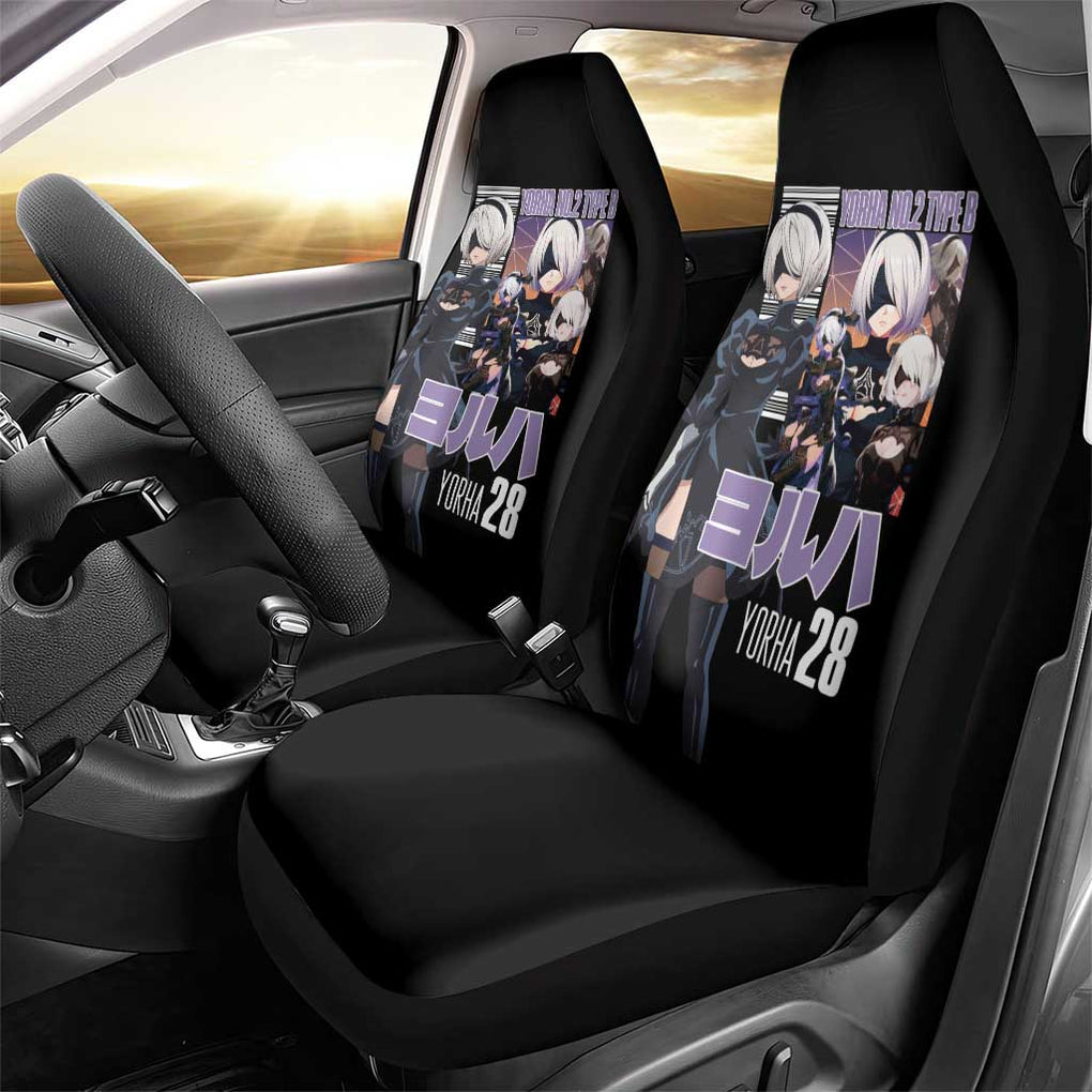 2B Nier Automata Car Seat Cover Anime Style