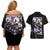 2B Nier Automata Couples Matching Off Shoulder Short Dress and Hawaiian Shirt Anime Style