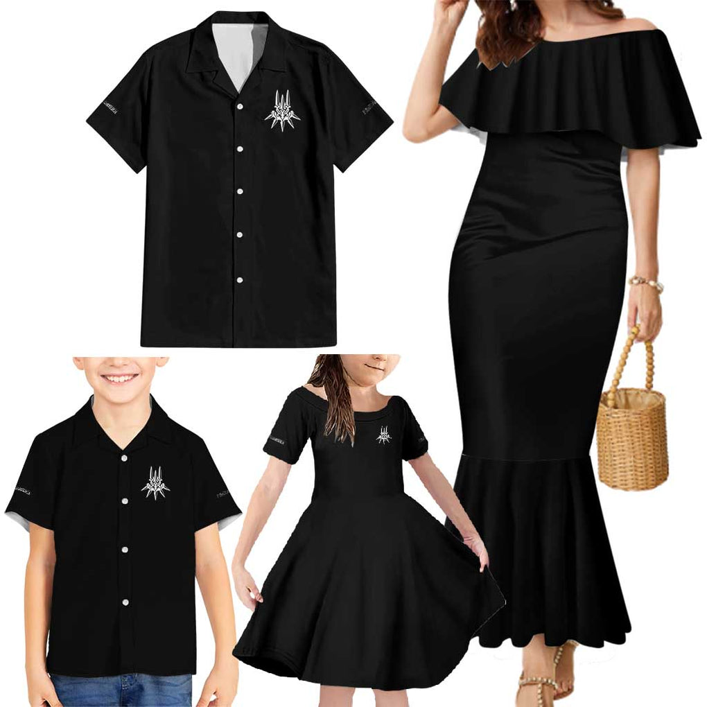 2B Nier Automata Family Matching Mermaid Dress and Hawaiian Shirt Anime Style