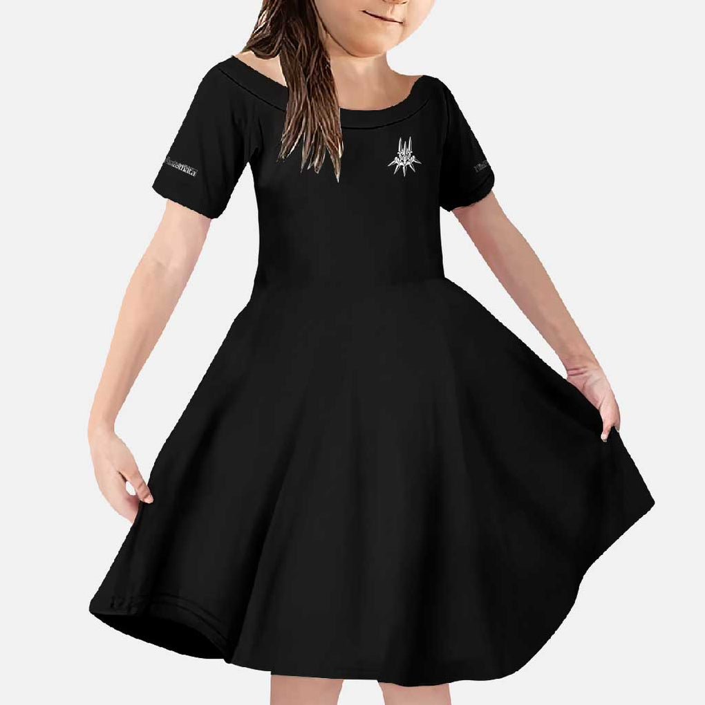 2B Nier Automata Family Matching Off Shoulder Maxi Dress and Hawaiian Shirt Anime Style