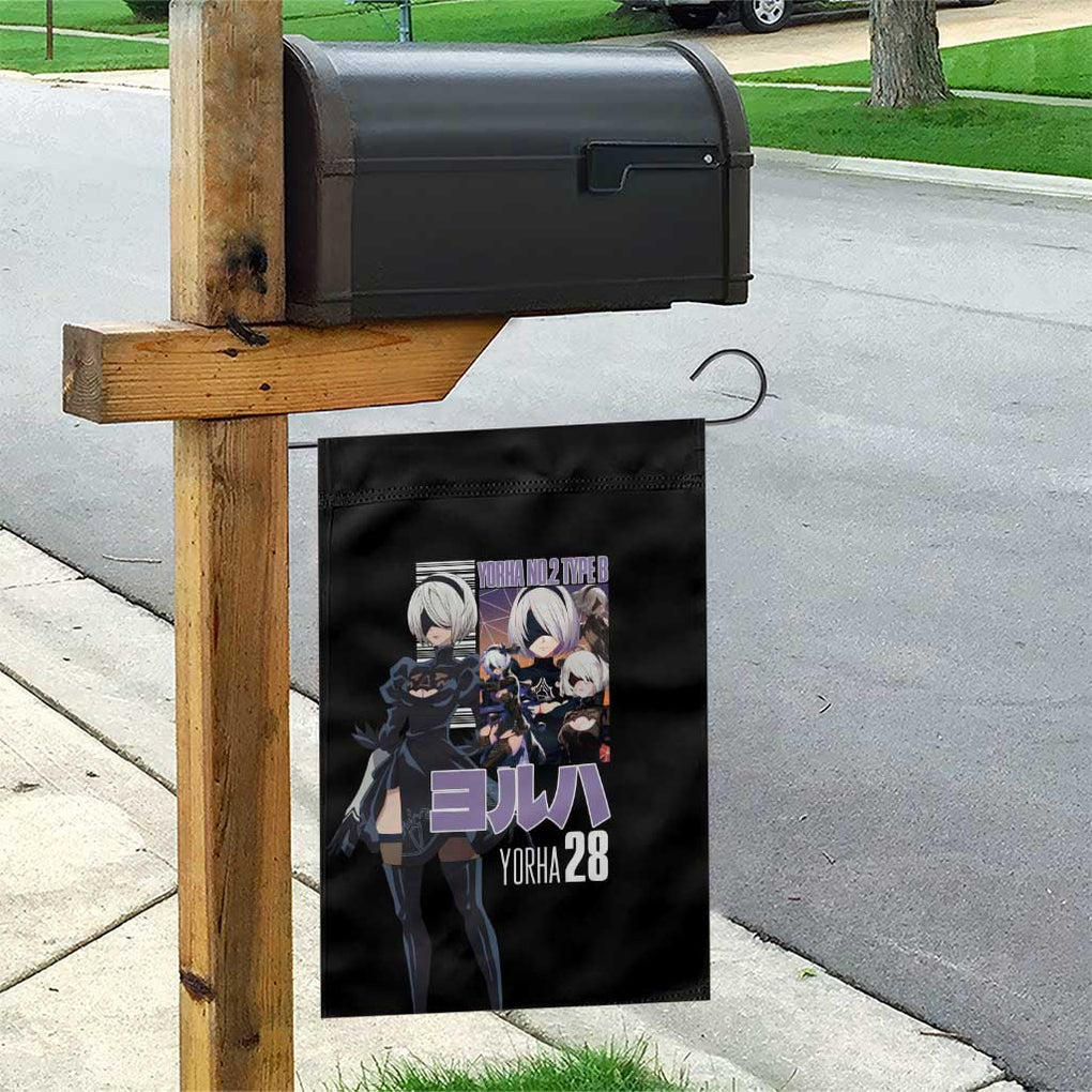 2B Nier Automata Garden Flag Anime Style