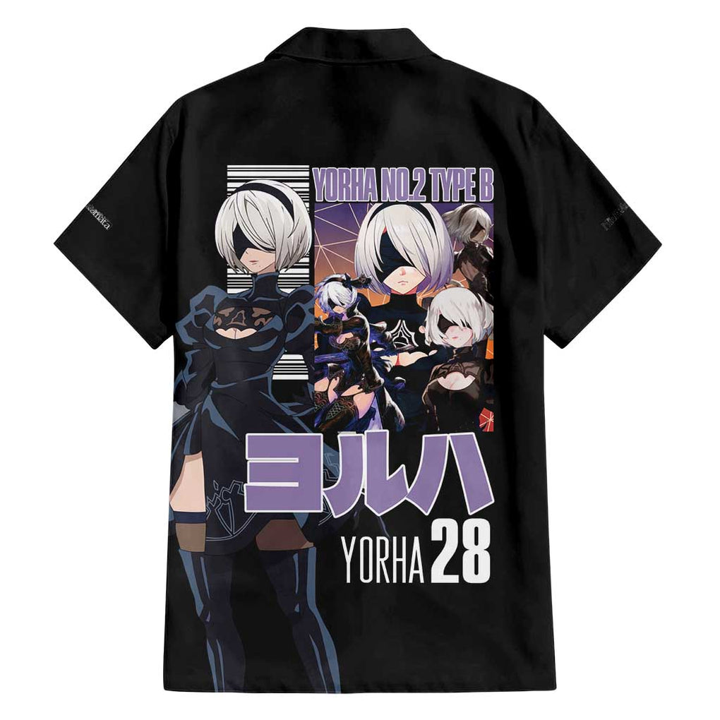2B Nier Automata Hawaiian Shirt Anime Style