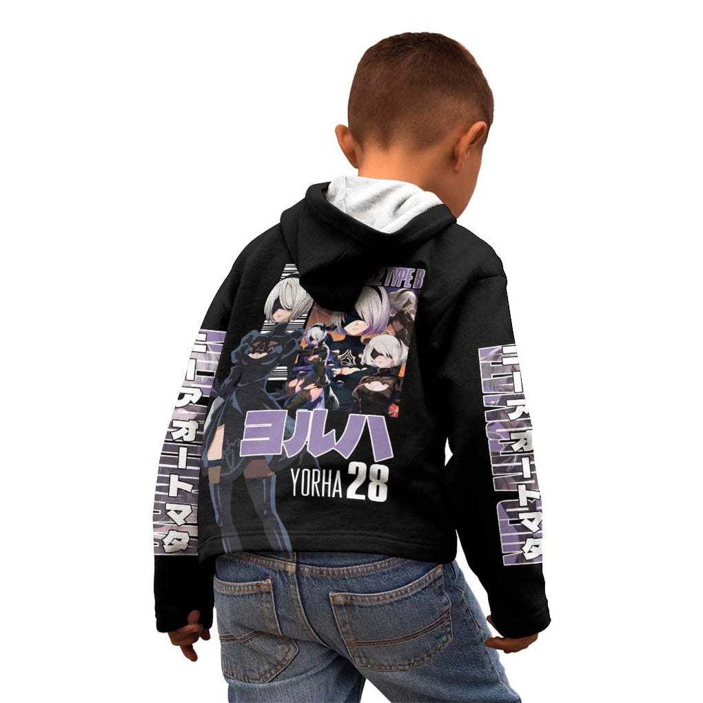2B Nier Automata Kid Hoodie Anime Style