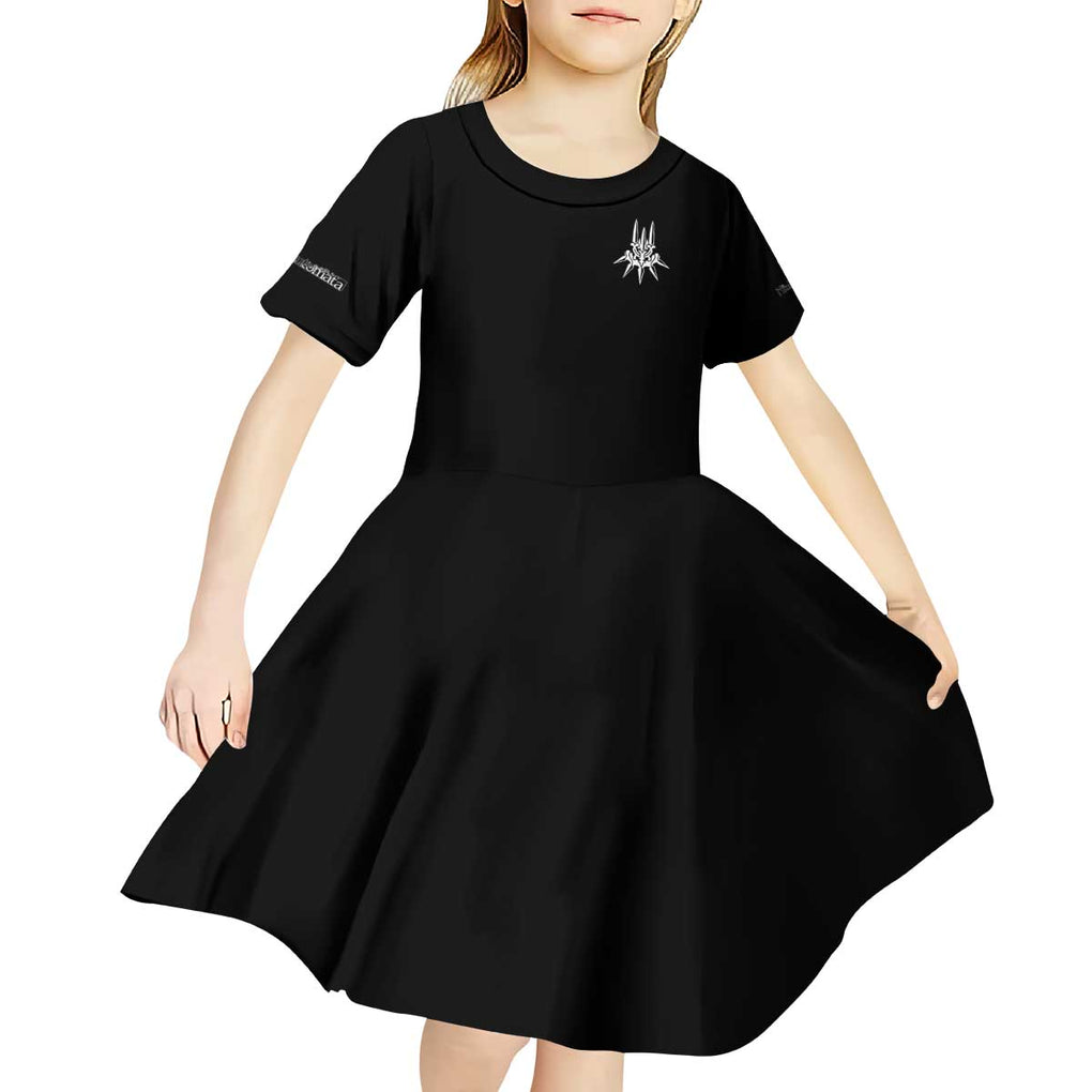 2B Nier Automata Kid Short Sleeve Dress Anime Style