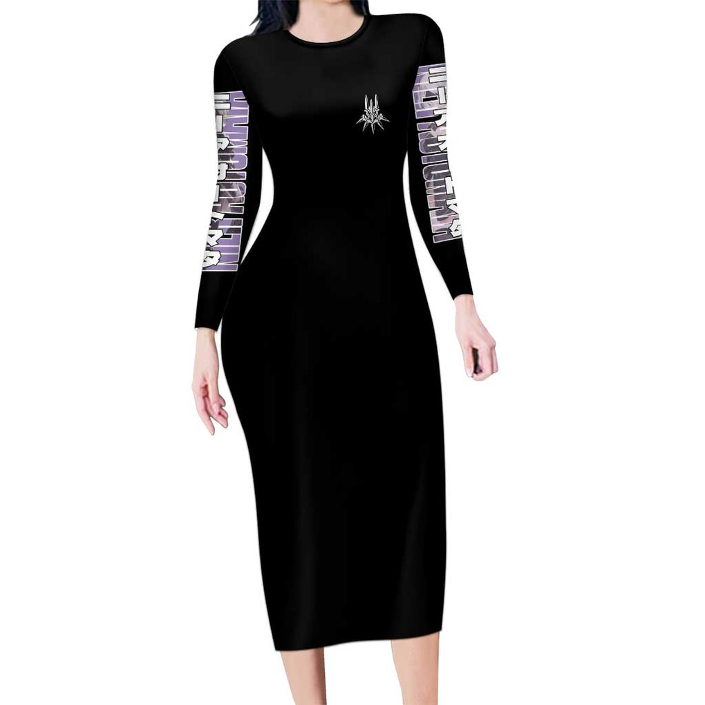 2B Nier Automata Long Sleeve Bodycon Dress Anime Style