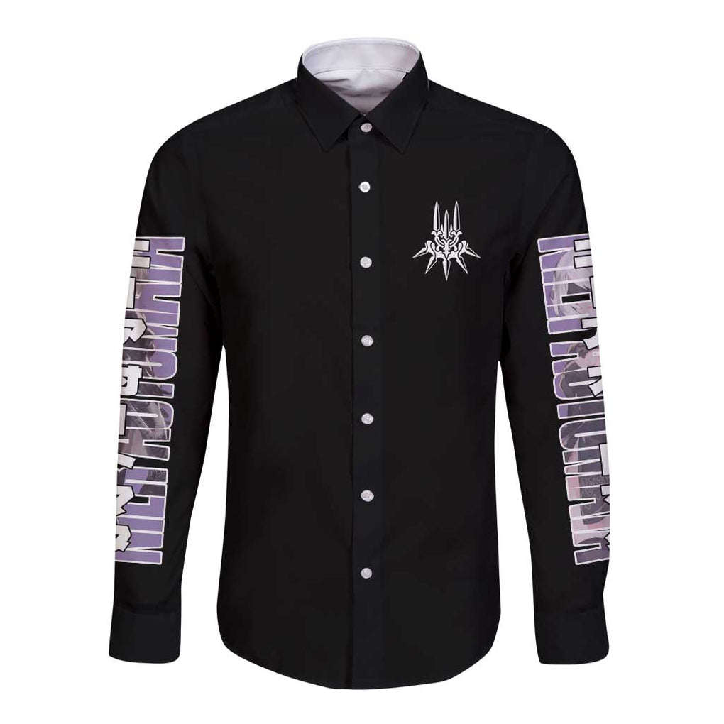 2B Nier Automata Long Sleeve Button Shirt Anime Style