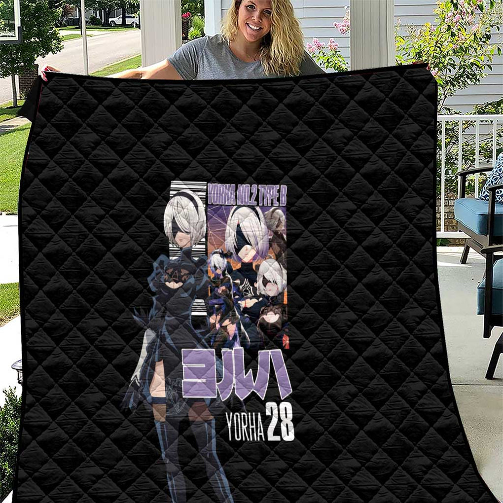 2B Nier Automata Quilt Anime Style
