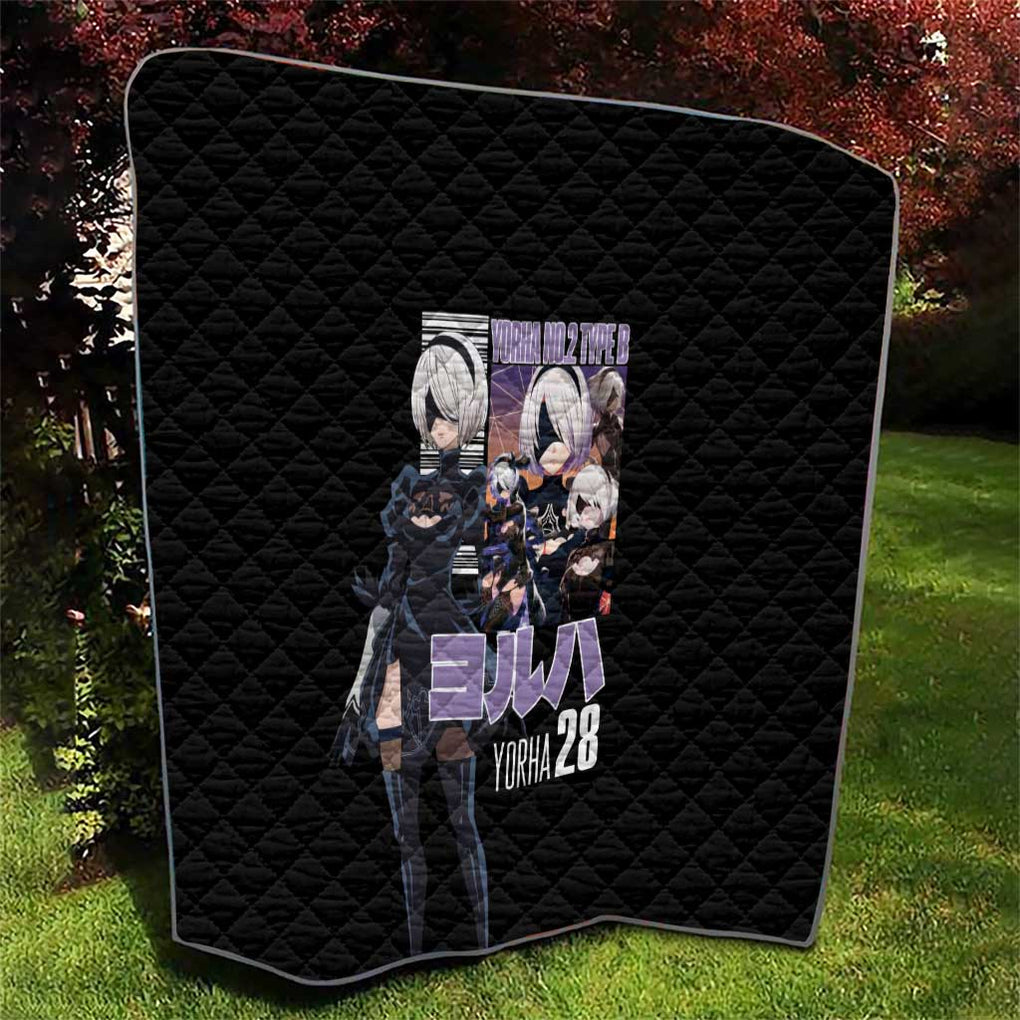 2B Nier Automata Quilt Anime Style