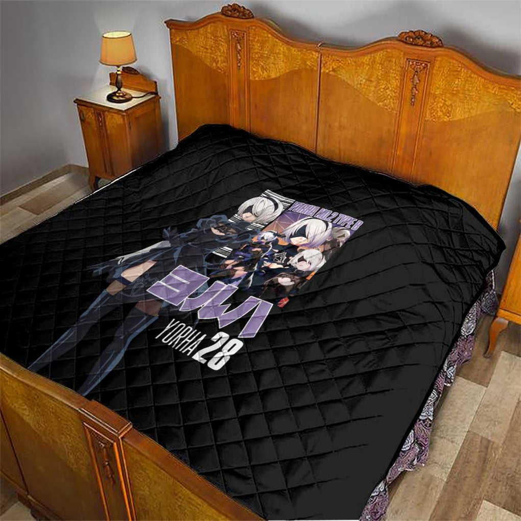 2B Nier Automata Quilt Anime Style
