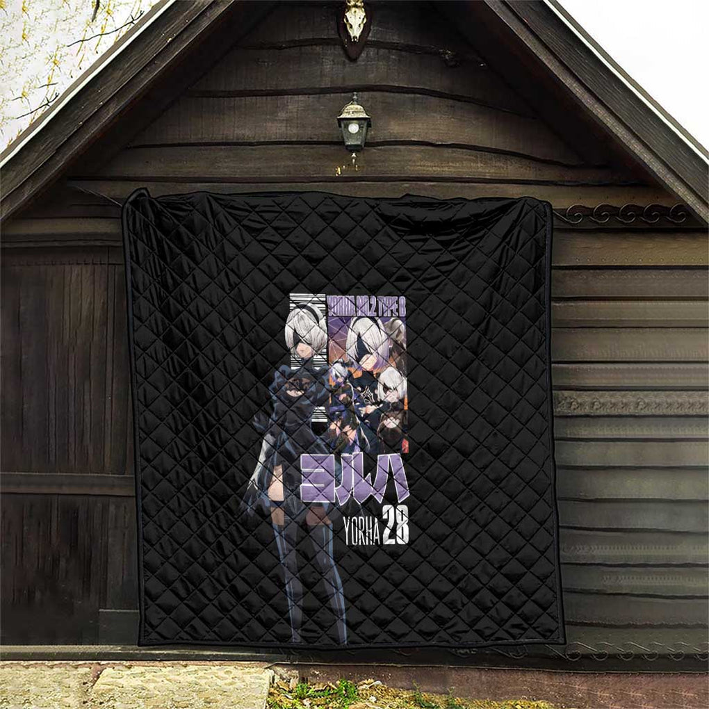 2B Nier Automata Quilt Anime Style