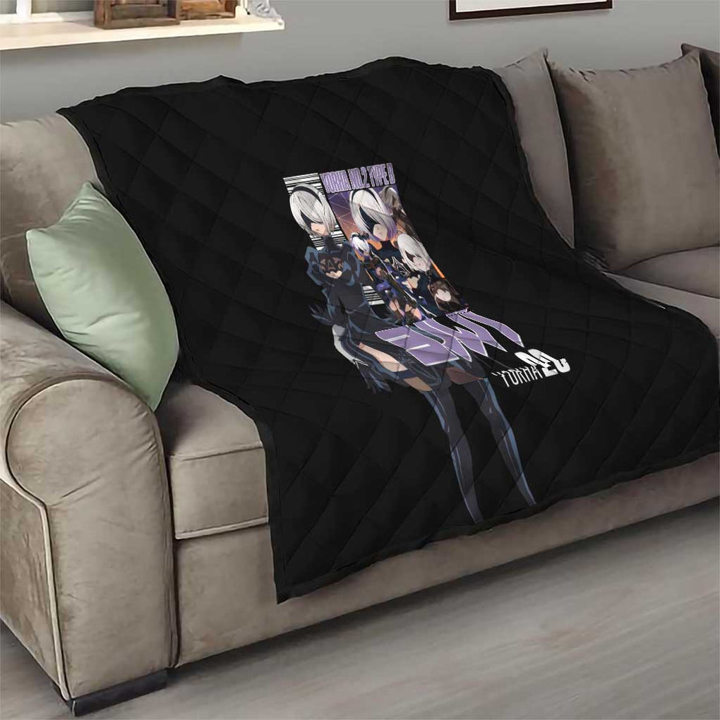 2B Nier Automata Quilt Anime Style
