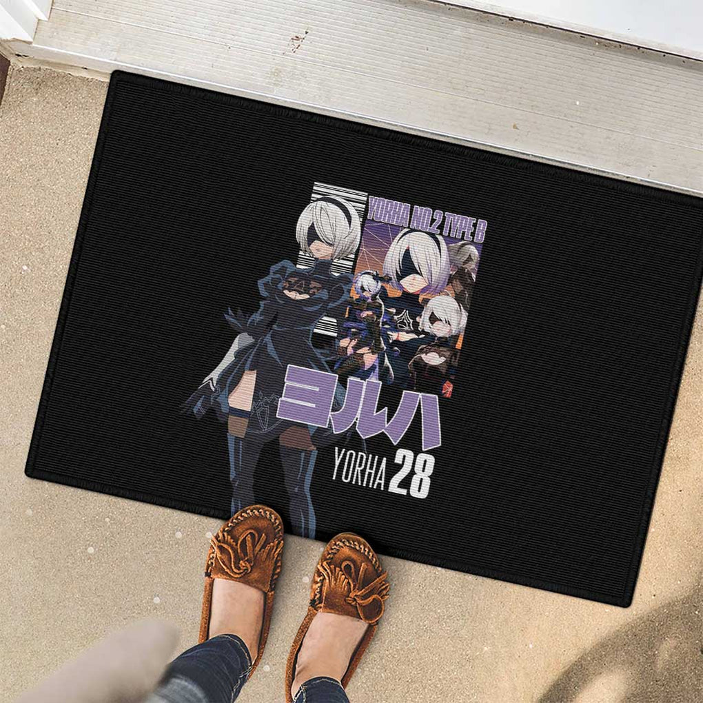 2B Nier Automata Rubber Doormat Anime Style