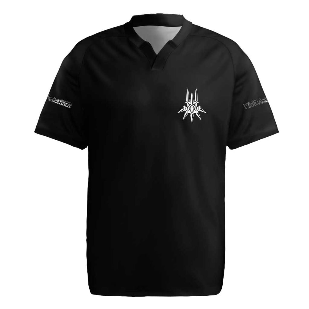 2B Nier Automata Rugby Jersey Anime Style
