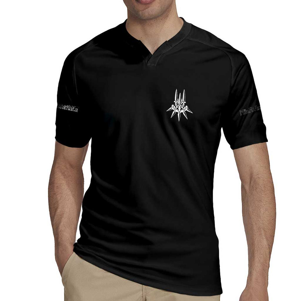 2B Nier Automata Rugby Jersey Anime Style