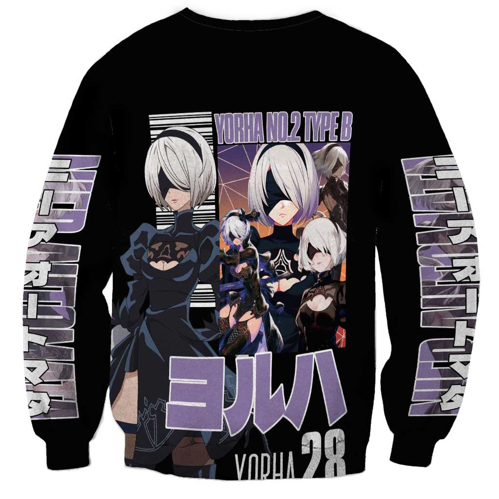 2B Nier Automata Sweatshirt Anime Style